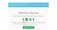 Desktop Screenshot of electionmoney.org