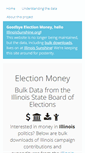 Mobile Screenshot of electionmoney.org